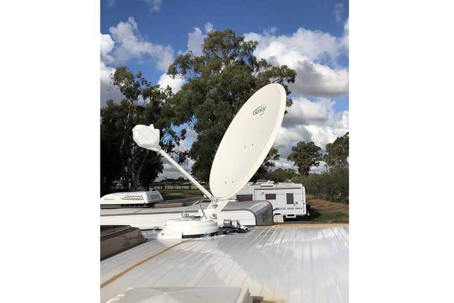 TV Satellite Dish For Caravan Satking Orbit Australia