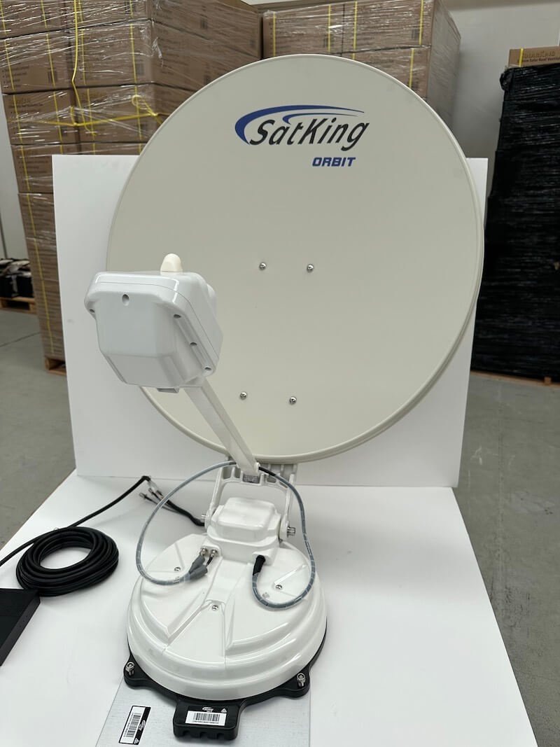 Satellite TV on the Road: The SatKing Orbit Caravan Satellite Dish